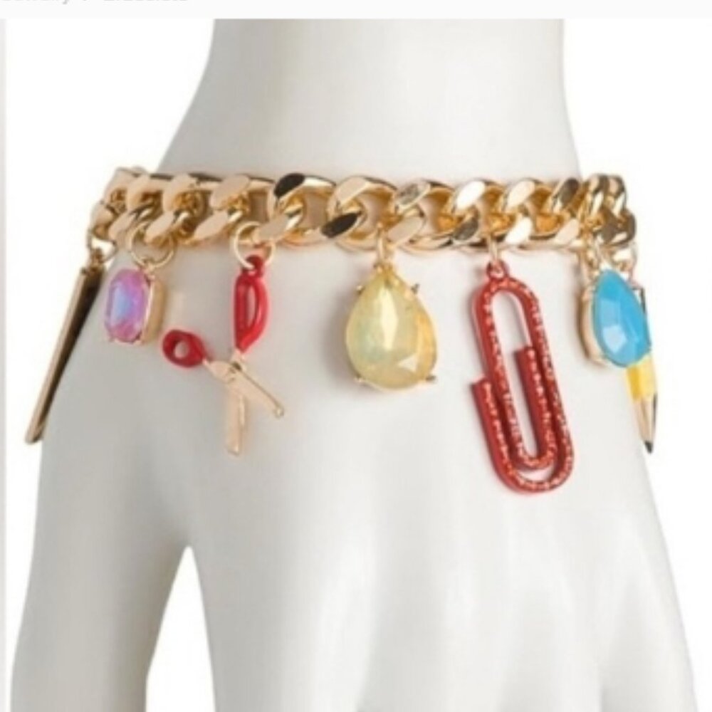 Betsey Johnson Back to School Statement Bracelet - Picture 5 of 5